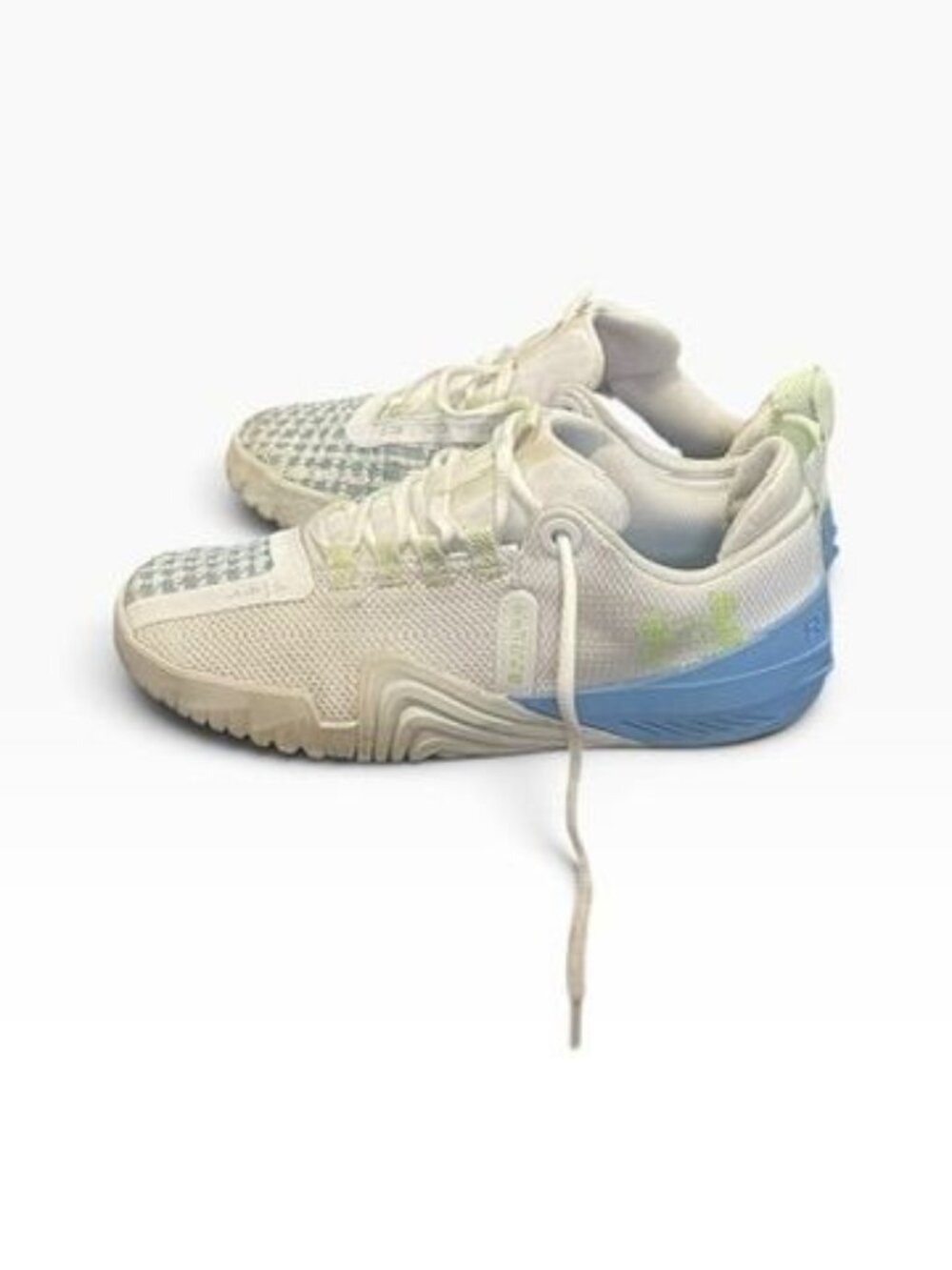 Under Armour UA HOVR Reign Training Shoes White/Blue Women's Size 8 Lightweight